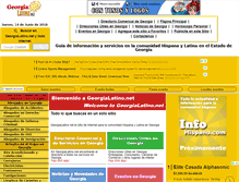 Tablet Screenshot of georgialatino.net